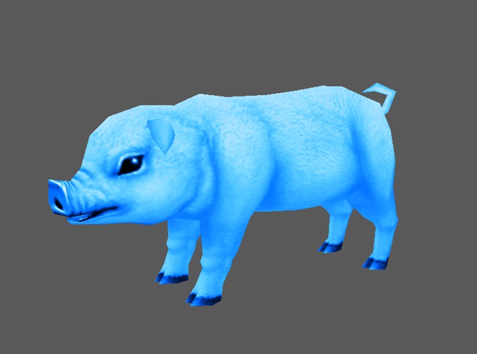 Blue Pig