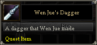 Wen Jue's Dagger