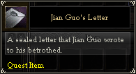 Jian Guo’s Letter